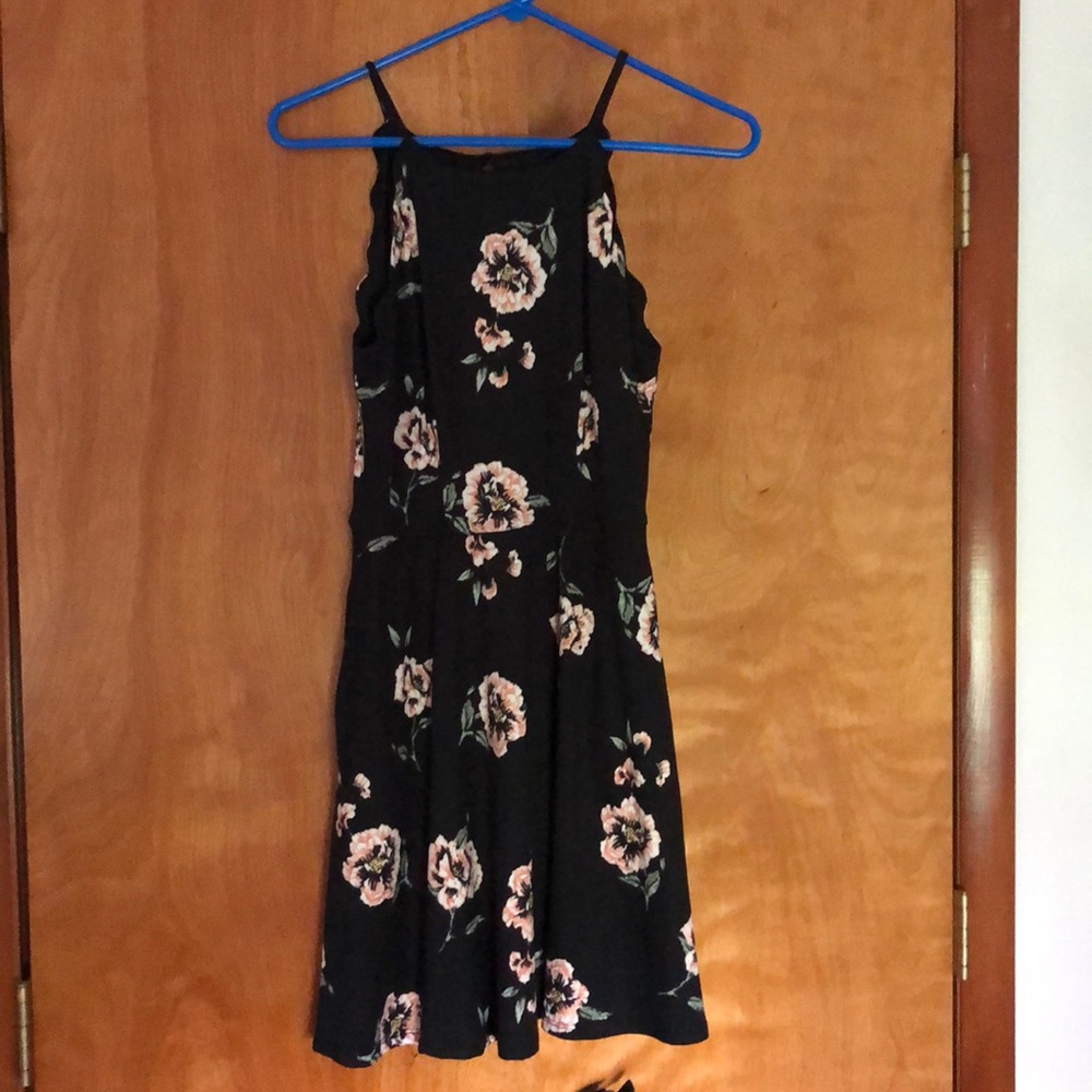 Black Flower Dress